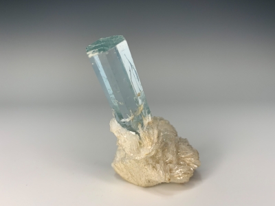 Beryl var. Aquamarine on Albite from Harra Mosh, Dassau, Sassi, Gilgit, Pakistan [db_pics/ZowaderUpdates/DZ1609c.jpg]