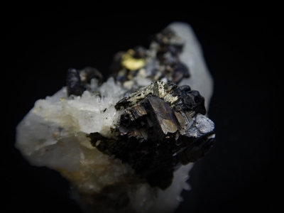 Semseyite & Chalcopyrite on Quartz from Cavnic, Crisana-Maramures, Romania [db_pics/update5/ML00311c.jpg]