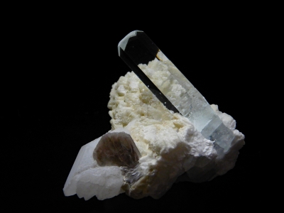 Beryl & Albite cast after Tourmaline from Shigar Valley, Gilgit Division, Pakistan [db_pics/update6/ML00424a.jpg]