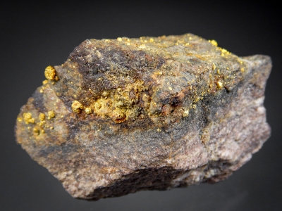 Gold (Roasted after Tellurides) from Cripple Creek District, Teller County, Colorado USA [db_pics/update7/ML00502b.jpg]