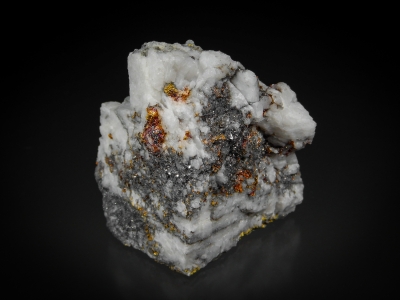 Gold with Galena & Pyrrhotite from 980' Level, Kensington Mine, Berners Bay, Alaska, USA [db_pics/update7/ML00595a.jpg]