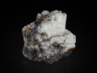 Gold with Galena & Pyrrhotite from 980' Level, Kensington Mine, Berners Bay, Alaska, USA [db_pics/update7/ML00595b.jpg]