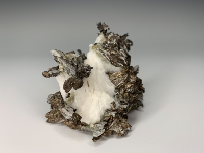 Dyscrasite from Bouismas Mine, Zagora Province, DrÃ¢a-Tafilalet Region, Morocco [db_pics/update7/ML00623d.jpg]