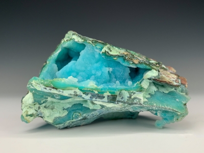 Chrysocolla after Azurite from Inspiration Pit, Globe, Gila County, Arizona, USA [db_pics/update7/ML00676a.jpg]