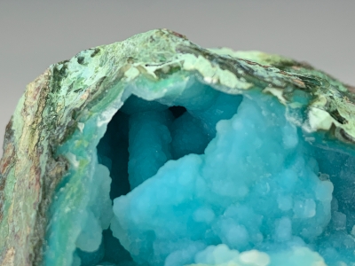 Chrysocolla after Azurite from Inspiration Pit, Globe, Gila County, Arizona, USA [db_pics/update7/ML00676c.jpg]