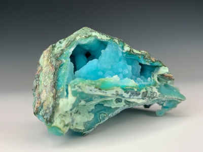 Chrysocolla after Azurite from Inspiration Pit, Globe, Gila County, Arizona, USA [db_pics/update7/ML00676d.jpg]