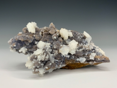 Quartz ps. Tarbuttite on Smithsonite from Skorpion Mine, Rosh Pinah, Namibia [db_pics/update7/ML00683c.jpg]