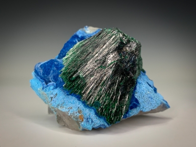 Shattuckite & Malachite from Otjikotu, Kaokoveld Plateau, Kunene, Namibia [db_pics/update7/ML00698a.jpg]