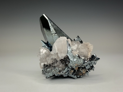 Hematite & Calcite from N'Chwaning Mines, Kuruman, Kalahari Manganese Field, Northern Cape, South Africa [db_pics/update7/ML00751b.jpg]