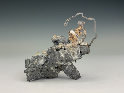 Silver with Acanthite from Hongda Mine, Lingqiu County, Datong, Shanxi, China [db_pics/update7/ML00766a.jpg]