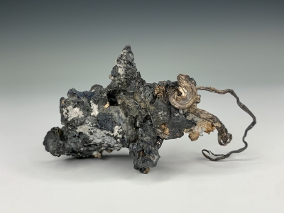 Silver with Acanthite from Hongda Mine, Lingqiu County, Datong, Shanxi, China [db_pics/update7/ML00766d.jpg]