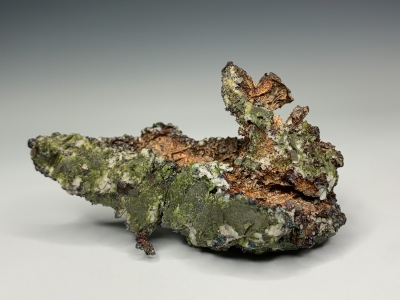Silver & Epidote from Lake Superior District, Keweenaw Peninsula, Michigan, USA [db_pics/update7/ML00825b.jpg]