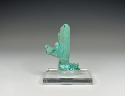 Chrysocolla ps. Azurite from Pearl Handle Pit, Ray Mine, Pinal County, Arizona, USA [db_pics/update7/ML00919a.jpg]
