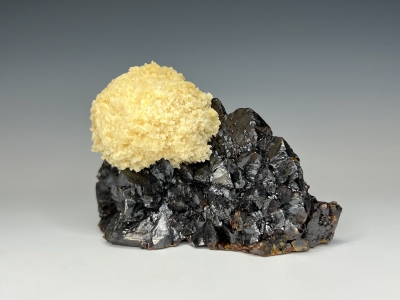 Barite on Sphalerite from Elmwood Mine, Carthage, Smith County, Tennessee, USA [db_pics/update7/ML00939b.jpg]
