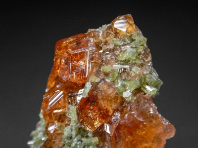 Grossular on Diopside from Jeffery Quarry, Asbestos, Quebec, Canada [db_pics/zowater/DZ2006b.jpg]